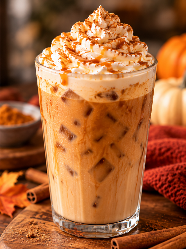 Iced Pumkin Spice Latte.