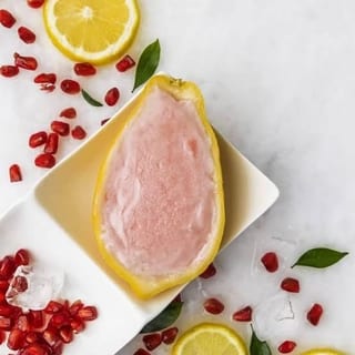 Zesty Pomegranate Sorbet