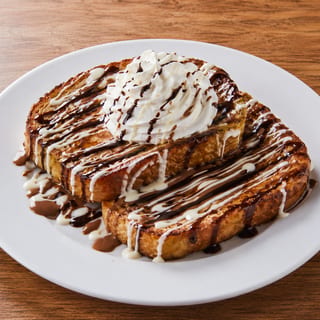 Tri Chocolate French Toast