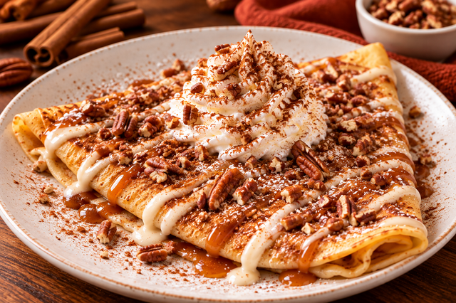Pumkin Spice Crepe.