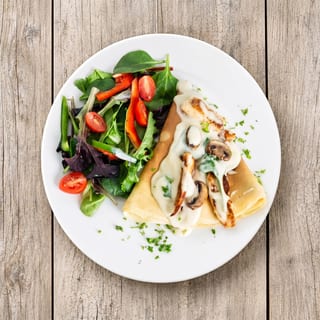 Chicken Florentine Crepe
