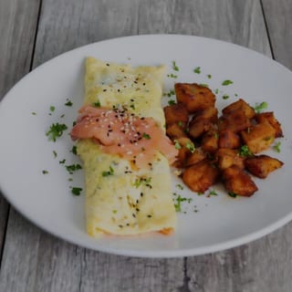 Smoked Salmon Omelette