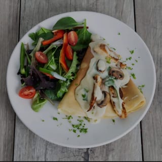 Chicken Florentine Crepe
