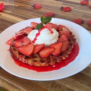 Strawberry Cream Waffle