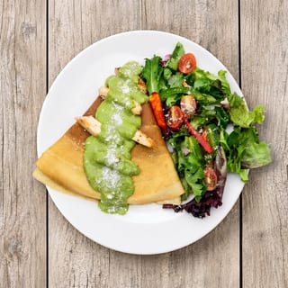 Chicken Pesto Crepe