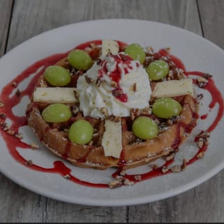 Raspberry Brie Waffle
