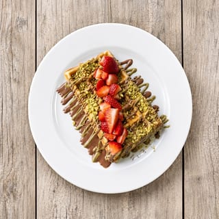 Dubai Chocolate Waffle