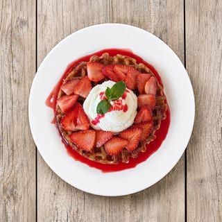 Strawberry Cream Waffle
